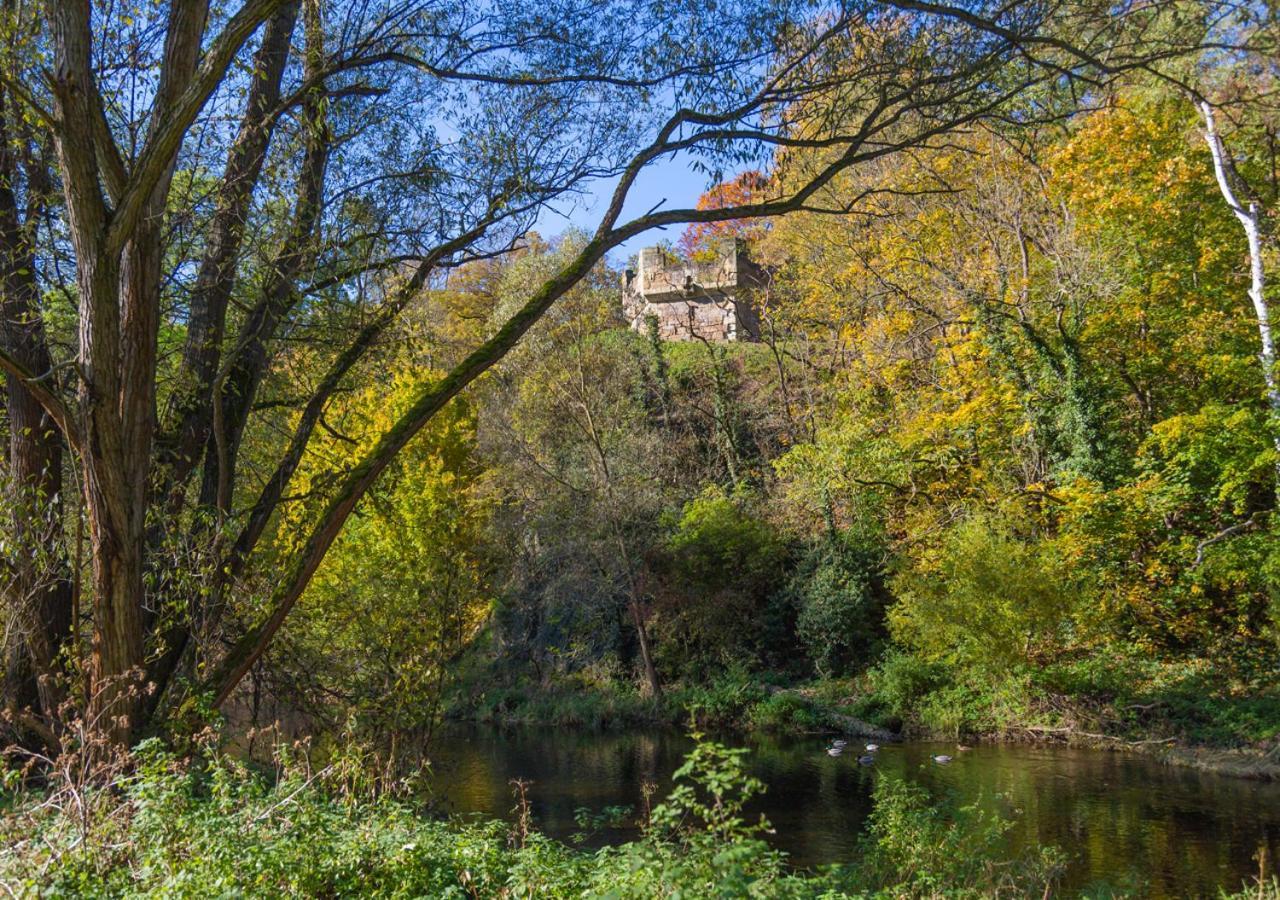 Hotel & Ferienwohnungen Bohlenblick Saalfeld Saale Bagian luar foto