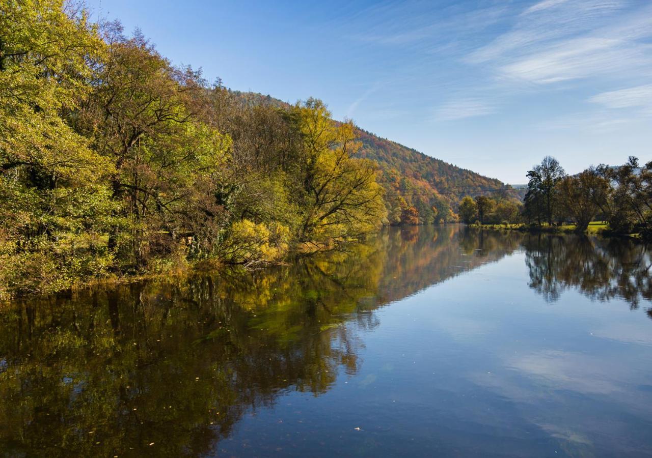 Hotel & Ferienwohnungen Bohlenblick Saalfeld Saale Bagian luar foto